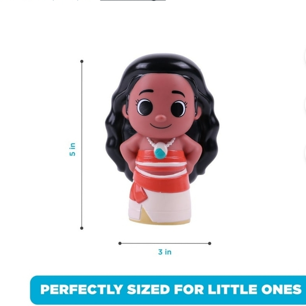 Disney Moana Bath Toy Set with Blue Bucket - Picture 3 of 4